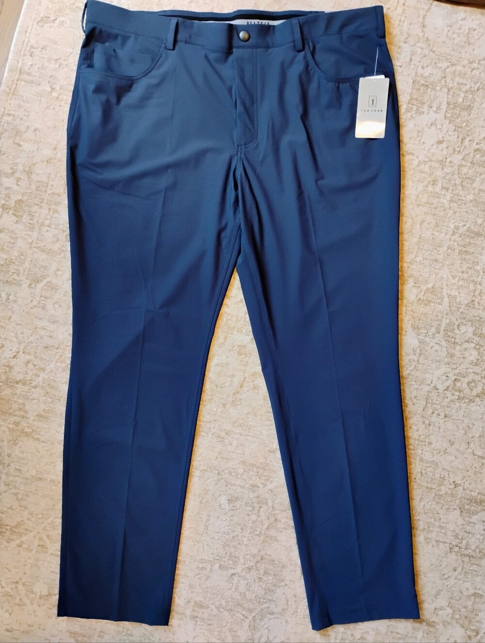 NWT 2XL Tall PGA Tour UPF 50 Active Waistband Stretch Pants Golf 32" Inseam NEW